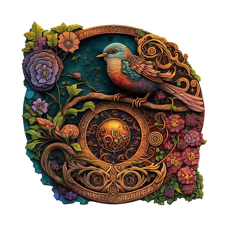 Kids' 3D Yin Yang Animal Wooden Puzzle Toy