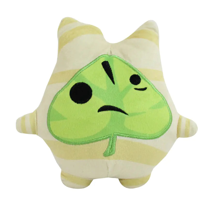 Cute Leaf Face Plush Toy – Soft & Quirky Hug Buddy