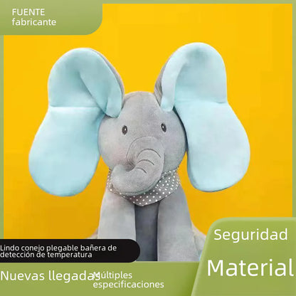 Soft Singing Plush Elephant Toy – Big Ears Cuddly Friend
