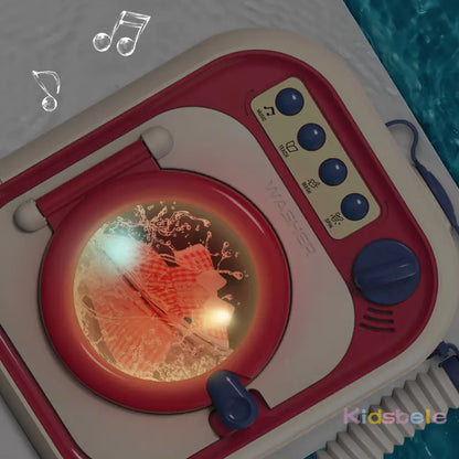 Mini Washing Machine Toy Set – Realistic Laundry Play