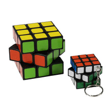 Mini & Standard Speed Cube Set with Keychain Fun
