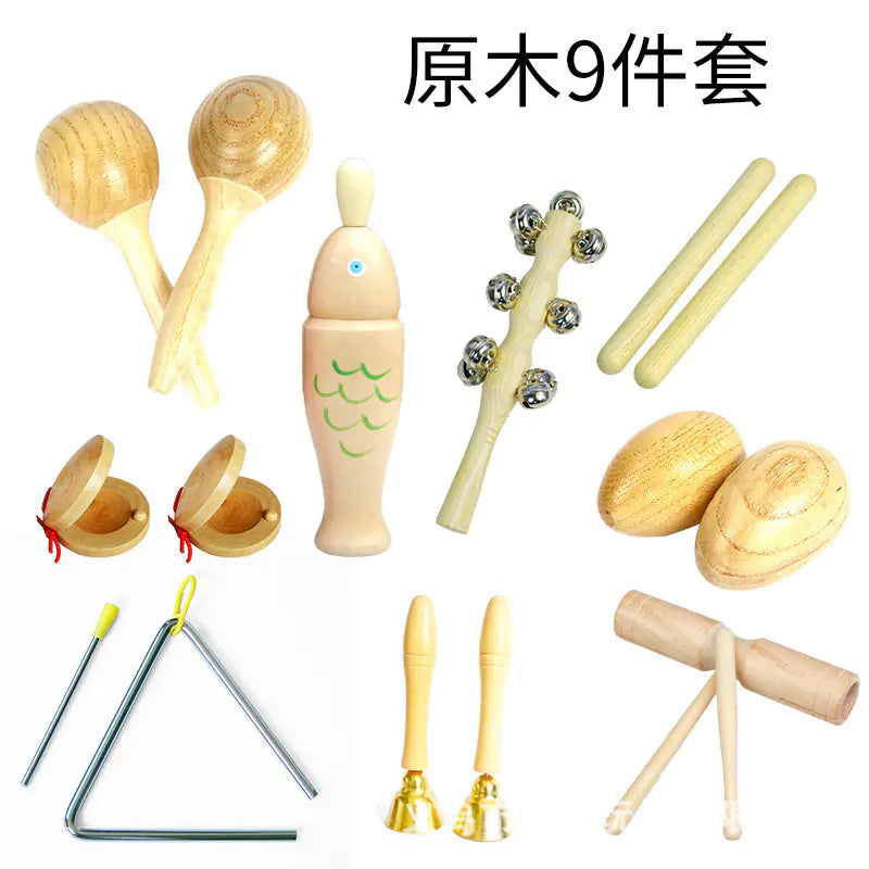 Wooden Musical Instruments Set for Kids
