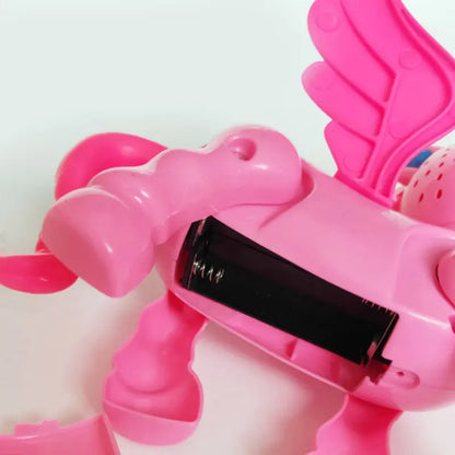 Light-Up Walking Unicorn Toy with Music & Wings