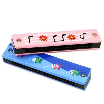 Colorful Kids' 16-Hole Harmonica