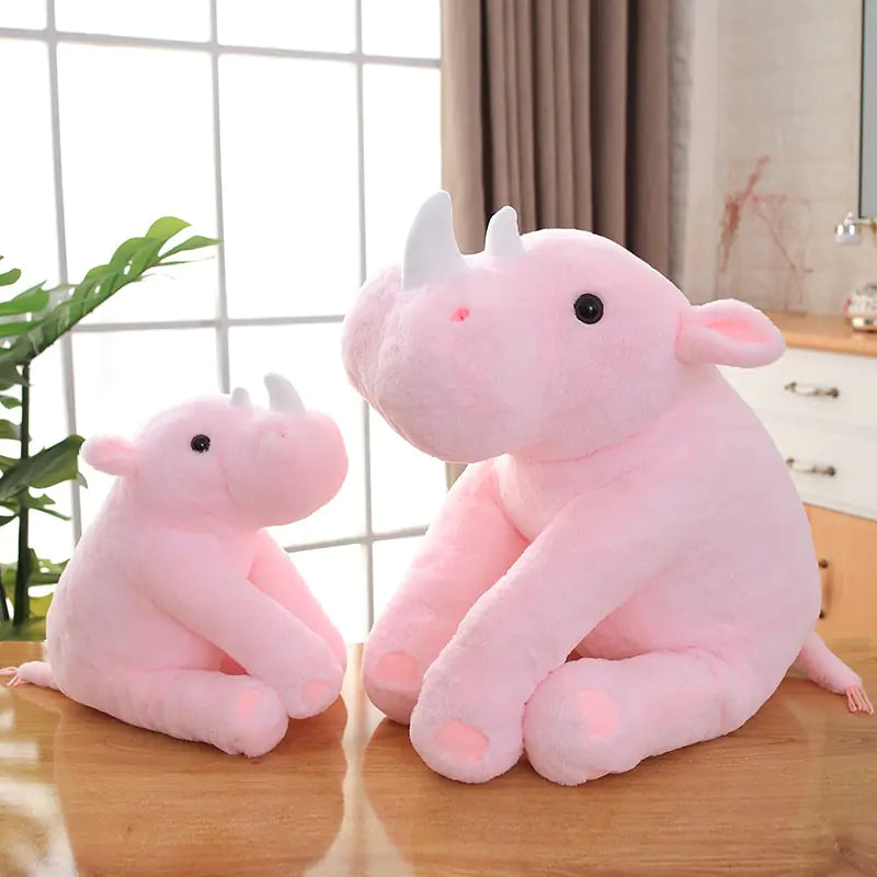 Snuggly Rhino Toy Pillow (40/60cm)