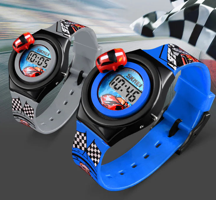 Kids' Racing Car Digital Watch for Kids