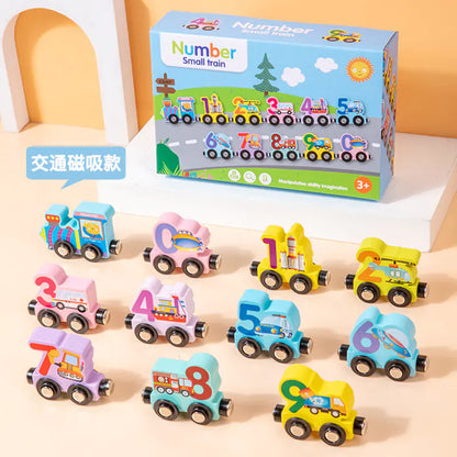 Magnetic Counting Train Puzzle for Kids