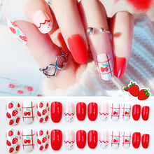 Strawberry Charm Nail Art Stickers