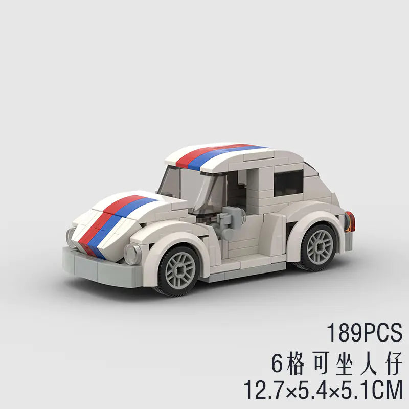 Classic Racing Car Building Blocks For Kids