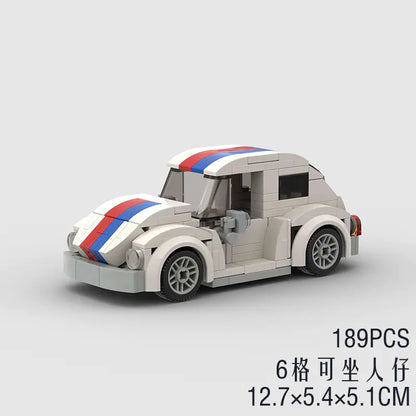 Classic Racing Car Building Blocks For Kids