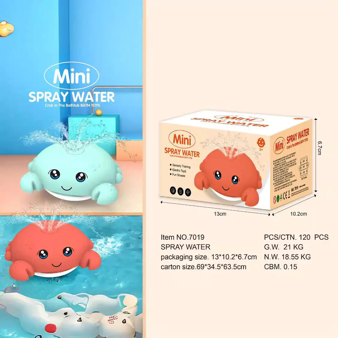 Illuminated Aquatic Whale Play Toy