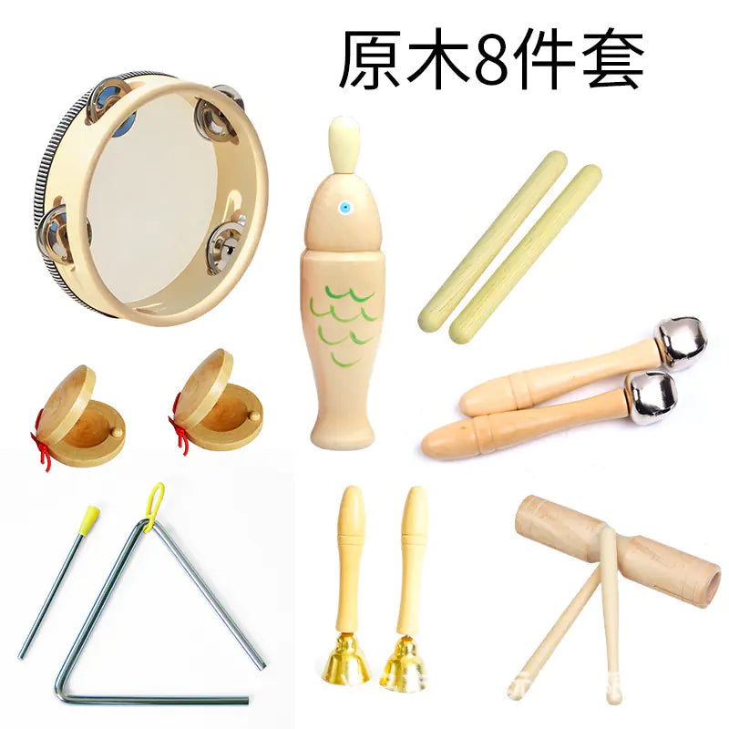 Wooden Musical Instruments Set for Kids