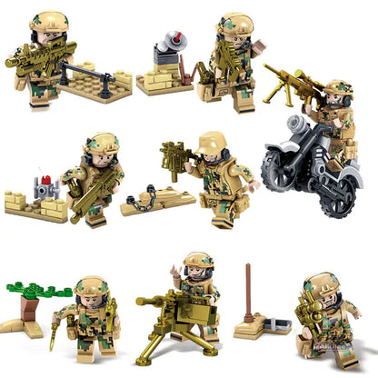 Tactical Squad Building Blocks for Kids