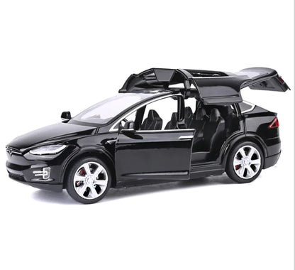 Diecast Tesla Model X Toy Car with Openable Doors