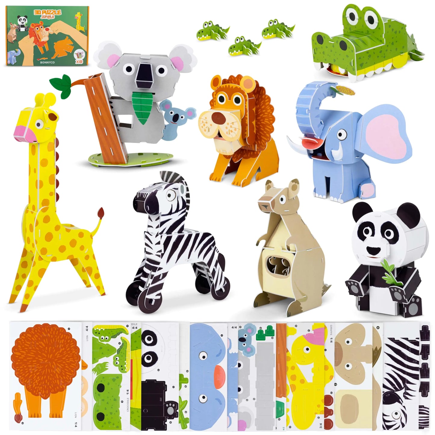 Jungle Quest 3D Puzzle Set for Kids