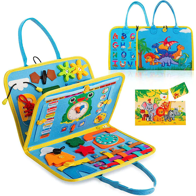 Kids' Felt Discovery Board - Fun Learning Toy