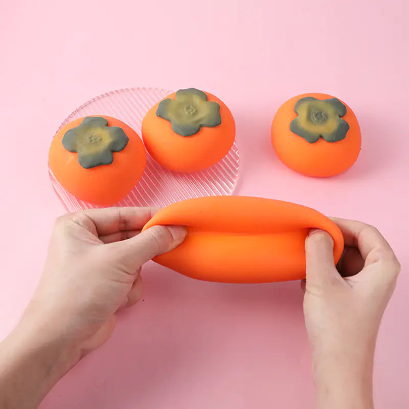 Stretchy Persimmon Stress Ball | Soft & Satisfying Toy