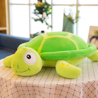 Turtle Plush Pillow – Soft, Colorful & Huggable