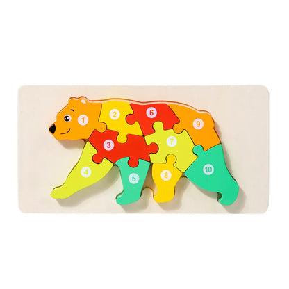 Kids' Learning Wooden Puzzle Sets