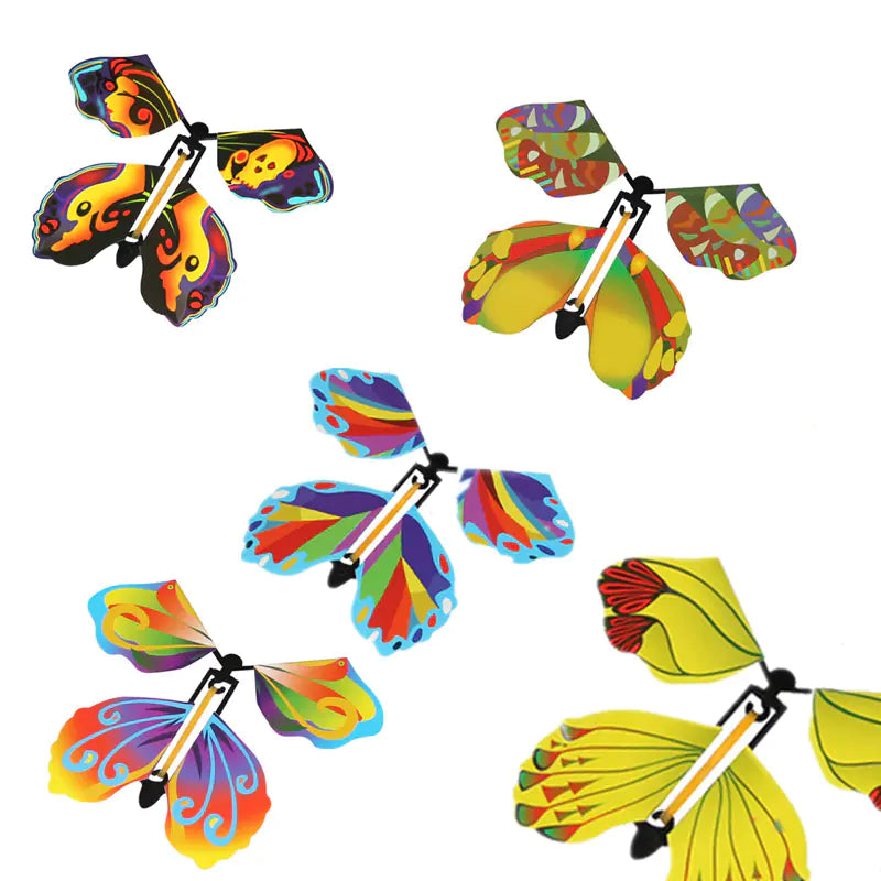 Magic Flying Butterfly Toy – Wind Up Surprise Fun
