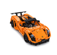 Remote Control Orange Race Car Building Set