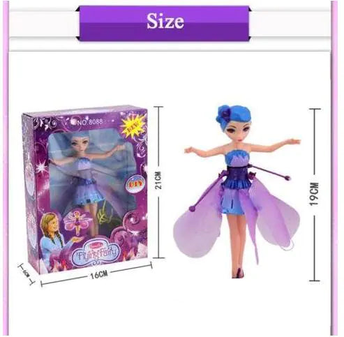 Flying Fairy Doll Toy – Magical Spin & Light Wings