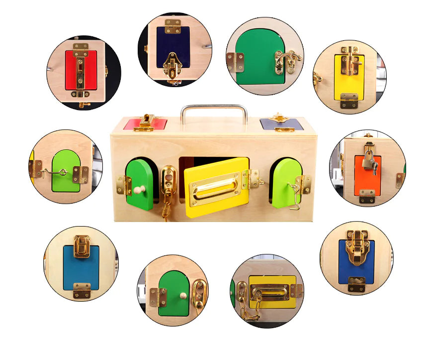 Montessori Unlock & Learn Wooden Box