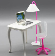 Doll Desk Set with Laptop & Lamp – Study Time Fun