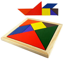 Creative Wooden Tangram Puzzle Game – Color Shape Match Fun