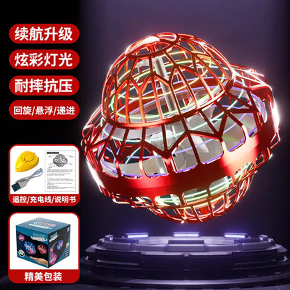 Flying Spinner Ball Toy with LED Lights & USB Charge