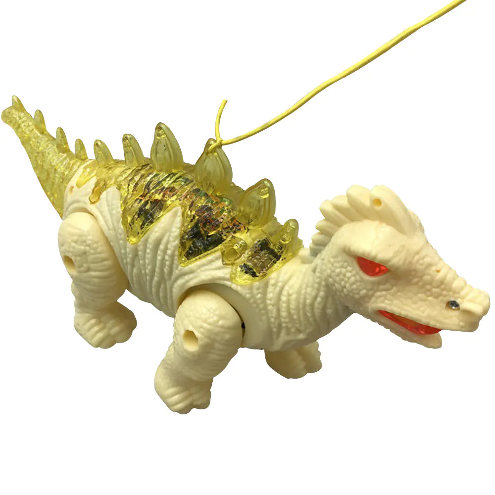 Glowing Dinosaur Walker Toy with LED Lights & Sound