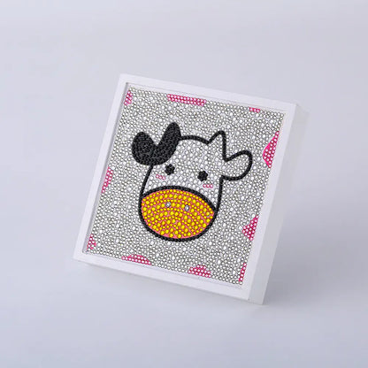 Cute Animal Diamond Art Kit – DIY Sparkle Canvas