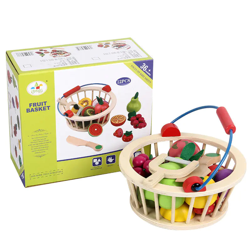 Magnetic Wooden Play Food Set