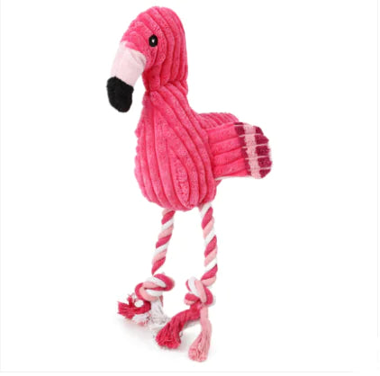 Squeaky Flamingo Fun Toy for Dogs