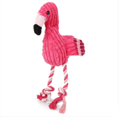 Squeaky Flamingo Fun Toy for Dogs