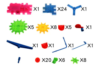 Colorful Gear Building Set – Creative Motion Toy