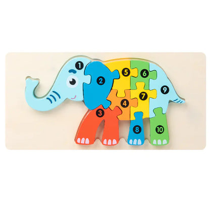 Kids' Learning Wooden Puzzle Sets