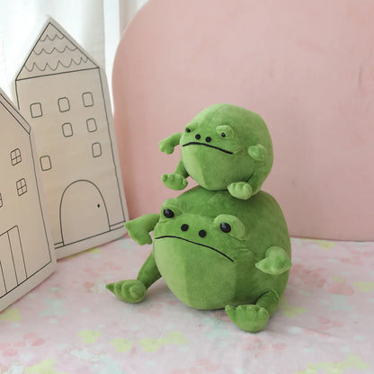 Charming Green Frog Plush Doll