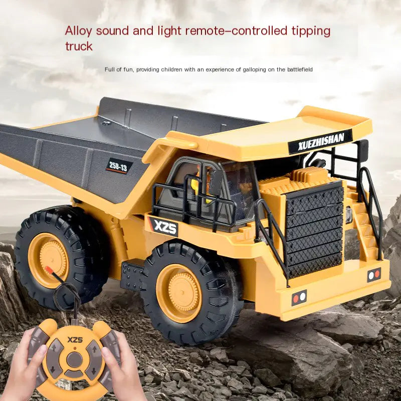 Mega RC Excavator Toy – Realistic Alloy Digger