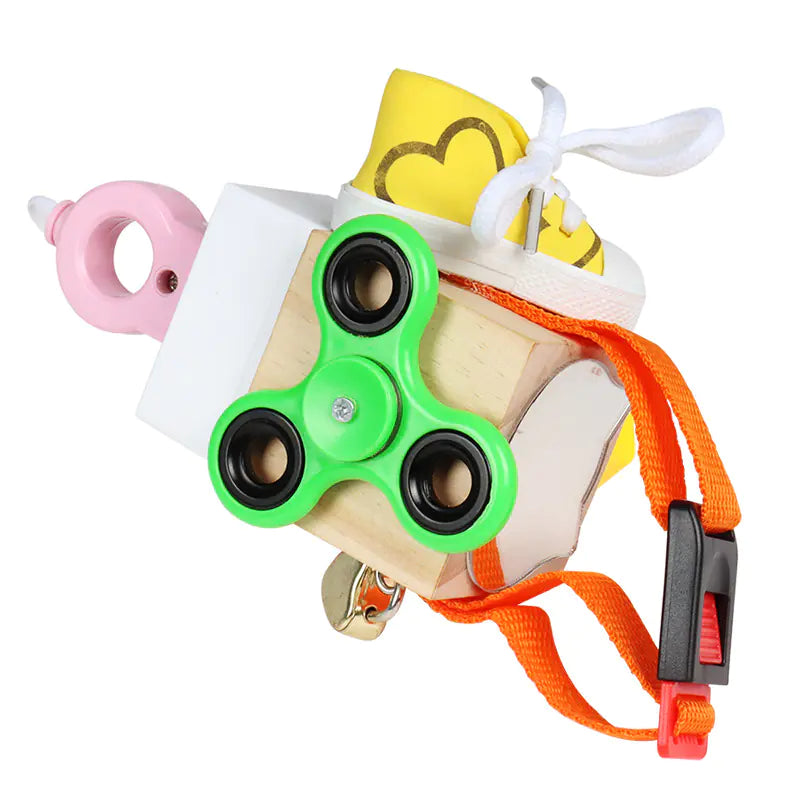 Montessori Busy Cube Toy – Sensory & Skill Builder