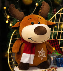 Christmas Plush Toy Set – Santa, Reindeer & More
