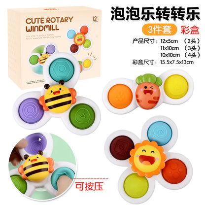 Twisty Petal Suction Play Toy