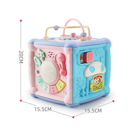 6-in-1 Musical Activity Cube Toy for Toddlers