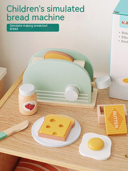 Wooden Tea Time Playset for Kids