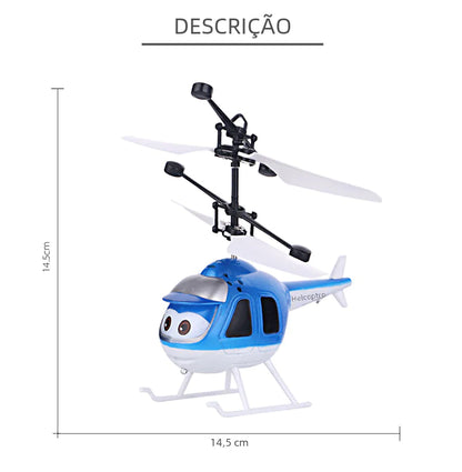 Infrared Induction Flying Helicopter Toy with LED Lights