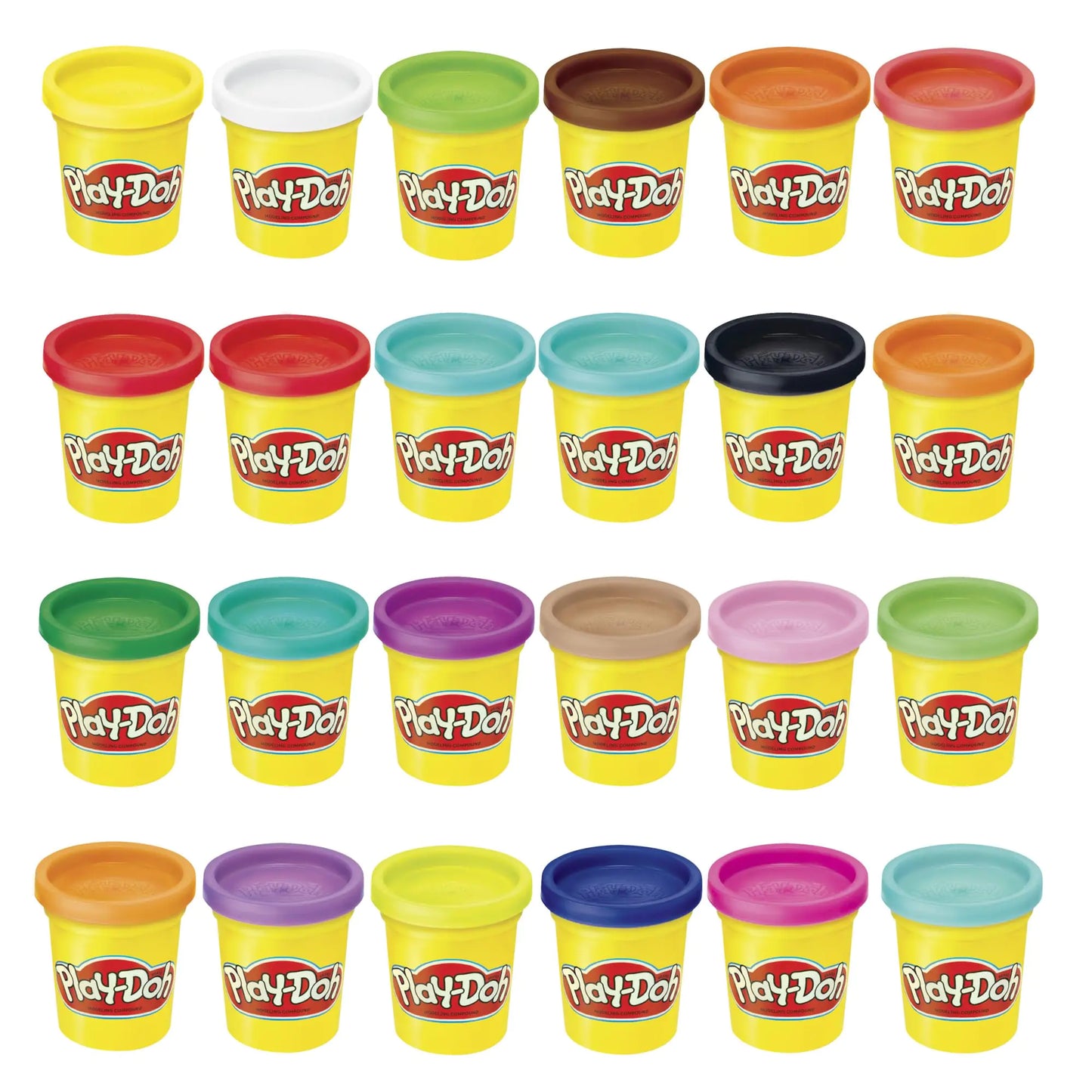 Play-Doh 24-Pack Color Collection | Non-Toxic Modeling Compound