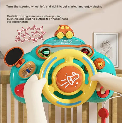 Kids Steering Wheel Toy | Lights, Sounds & Driving Fun