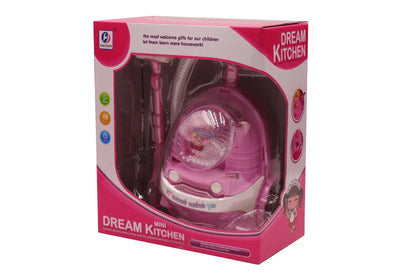 Mini Toy Vacuum Cleaner with Light & Sound – Kids Playset