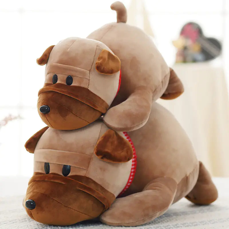 Snuggly Pug Plush Pillow Toy for Children