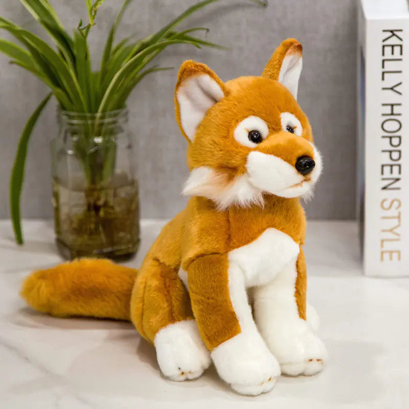 Deluxe Fox Dog Cuddly Toy for Kids